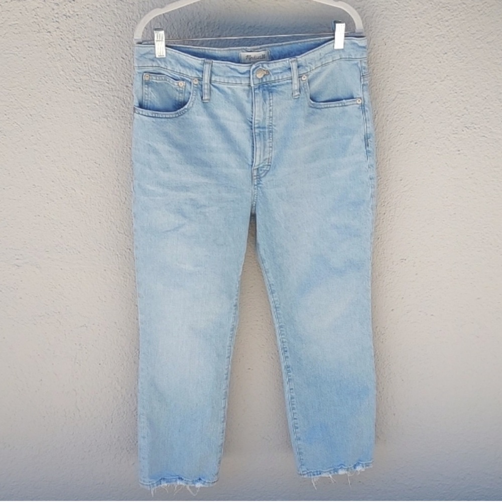 Madewell Slim Demi Boot Light Wash